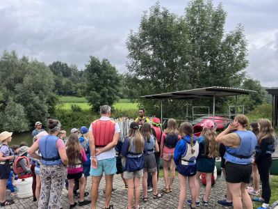 einweisung kanu tour mit guide altmuehl