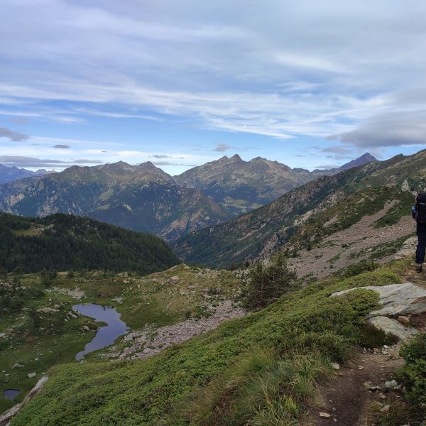 Bergwandern ohne Gepck im Valle del Lys - Aostatal