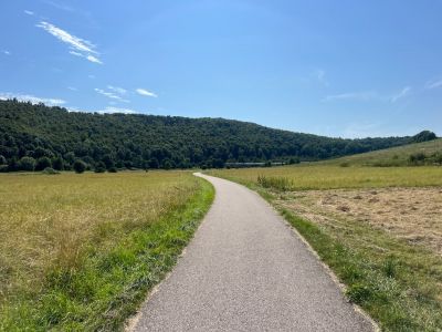 altmuehl radweg direkt an der unterkunft