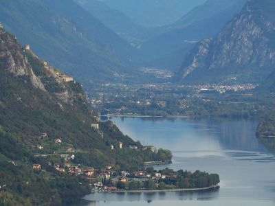 blick auf rocca danfo italien